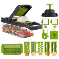 Handheld Voedsel Chopper Cutter Groentesnijder Shredder Groene Veelzijdige Groente Cutter Fruit & Vegetable Gereedschap Keuken Gereedschap