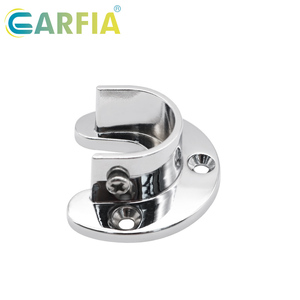 Accessori per Cabinet con finitura cromata in lega di zinco, Hardware per mobili per <span class=keywords><strong>armadio</strong></span>, supporto per tubo di supporto - Product Image 2