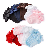 Chaussettes fines Lolita à dentelle pour femme, en coton tricoté, respirantes, style japonais, motif princesse féerique, pour l'été et le quotidien
