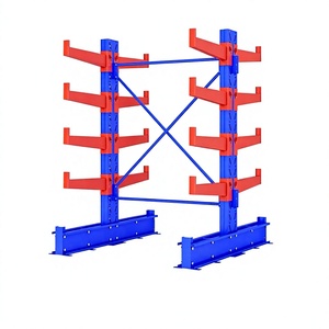 Modular Steel Cantilever Rack System with Easy Expansion for Warehouse Storage - Product Image 1