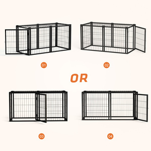 Jaula para Perros DB Negra de 47.2 Pulgadas, Jaula para Mascotas, Caseta Interior para Perros Pequeños y Medianos, Corralito para Cachorros, Parte Superior de 22\"L X 22\"W X 24\"H - Product Image 4