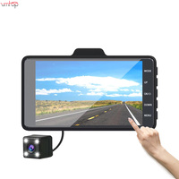 Cámara para Auto DVR de Doble Lente HD 1080P, Grabadora de Video con Pantalla Táctil, Nueva Cámara DVR para Auto, Dashcam de Fábrica Shenzhen Harrison