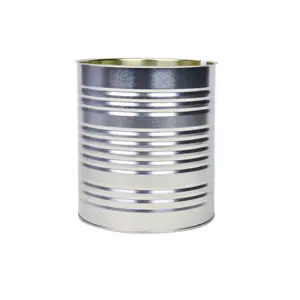 Tin Can For Baby Milk Powder Food Grade Empty Round Metal Packaging Packing Customization Easy Open Lid Tinplate