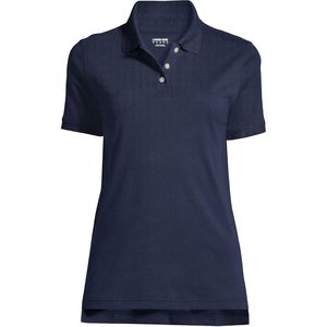 Polo à manches courtes pour femme FOXA, 100% coton piqué, coupe classique, anti-rétrécissement, respirant - Product Image 3