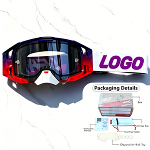 Nouvelles lunettes <span class=keywords><strong>LEATT</strong></span> de couleur, anti-buée, coupe-vent, avec verres toriques à monture intégrale, unisexe, Velocity 6.5 SNX Iriz, lunettes de moto tout-terrain - Product Image 2