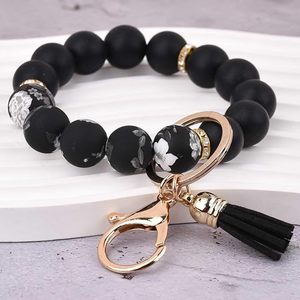 Llavero con colgante de monedero de silicona con cuentas de margarita hechas a mano, estilo europeo-americano, el más vendido, personalizado - Product Image 2