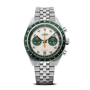40MM Luxury Quartz Watches Men ,Quartz Watch man Luxury Watch Quartz Large Dial Men Chronograph