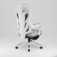 Chaise de bureau noire pour la maison, avec accoudoirs réglables, dossier en maille haute, couleurs personnalisées, soutien lombaire réglable, chaise de bureau en maille de direction