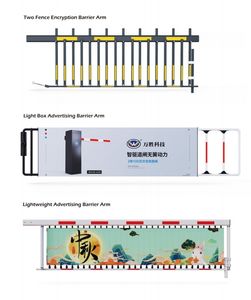 Publicité pliante incurvée ronde de clôture télescopique droite de bras de boom de porte de barrière de route de WS avec la LED - Product Image 2