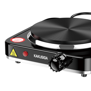 Kakusiga Electric Cooker 1000W 220-240V Black Single Burner <b>Heating</b> <b>Element</b> For Kitchen Use - Product Image 2
