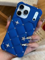 Coque Bling Scintillante Étoile pour iPhone 18 17 Pro Max 16 15 11 12 13 14 Plus – Housse de Luxe Designer Antichoc avec Strass et Diamants