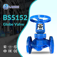 Valvola a globo in ghisa sferoidale certificata EAC CE ISO BS5152 PN16 J41T-16Q con sede in rame flangiata, personalizzabile OEM, 2 anni di garanzia, DN50-DN300