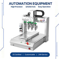 Machine de distribution automatique de colle bi-composante de haute précision à vis multi-axes pour bureau