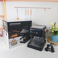 Meilleure Machine à Café Espresso Italienne Intelligente, Vente en Gros, Fabriquée en Chine, Machine à Café Cappuccino Instantané, Machine à Espresso Double Groupe