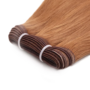 Extensiones de Cabello Humano 100% de Alta Calidad Europeas Jasmine Beauty, Tejido a Máquina, Doble Trama, Color Claro, Estilo Natural - Product Image 4