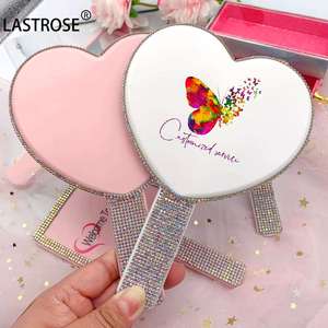 Handheld <b>Mirror</b> Wholesale Low Moq Cheaper Price Plastic Hand <b>Mirrors</b> Make logo Handheld Makeup <b>Mirror</b> - Product Image 3