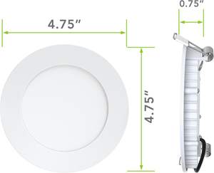 Plafonnier LED Encastré Moderne en Gros 5W 9W 12W 15W 18W AC 220V 230V 240V Éclairage Intérieur Options Blanc Chaud et Blanc Froid - Product Image 2