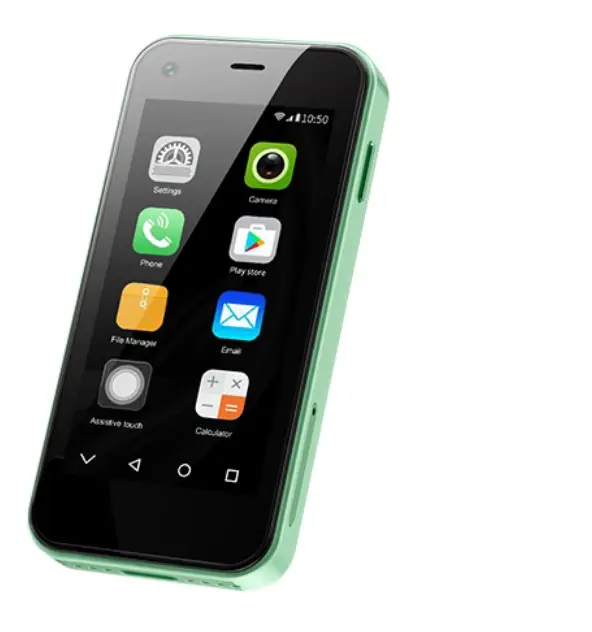 Soya XS13 2.5 inç dokunmatik ekran 4 renk kartı boyutu küçük cep mobil 3G Android küçük Mini akıllı telefon