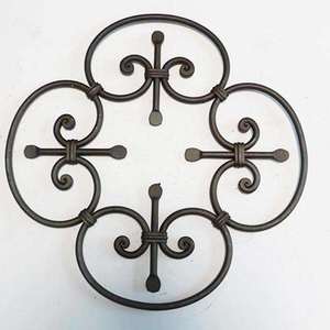 Sắt trang trí phụ kiện trang trí trang trí wrought sắt rèn sắt hàng rào lan can cổng cửa rosettes - Product Image 3