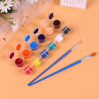 Peinture acrylique à base d'eau personnalisable en gros de 5 ml pour projets créatifs et jouets en pâte pour enfants