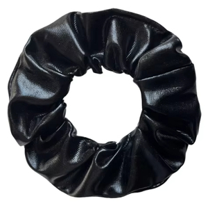 Wholesale Solid Color Simple Fashion Ties Satin Scrunchies Women 12Cm Rope Head Flower Rubber Band Hair Accessories - Product Image 2