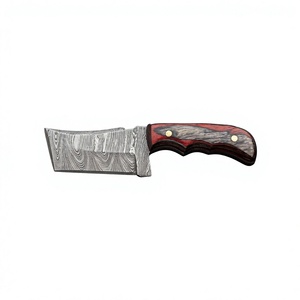 Cuchillo de Supervivencia y Caza de Acero de Damasco Hecho a Mano de Alta Calidad con Hoja Fija Mini Tipo Drop Point, Mango de Resina OEM Personalizable - Product Image 2
