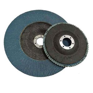 <span class=keywords><strong>Disque</strong></span> <span class=keywords><strong>à</strong></span> lamelles abrasif en céramique personnalisable de 4 pouces, grain 60, pour le meulage et le polissage de l'acier inoxydable, moyen - Product Image 5