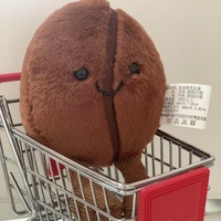 Porte-clés en peluche personnalisable de 13 cm en forme de grain de café, mignon, en coton PP doux, pendentif amusant, accessoires de décoration de sac, cadeau