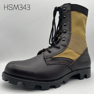 LXG, beste Qualität Voll narben leder Kampfs tiefel Beliebt in den <span class=keywords><strong>USA</strong></span> Sehr starke vulkan isierte Gummi-Außen sohle Taktische Stiefel HSM343 - Product Image 1