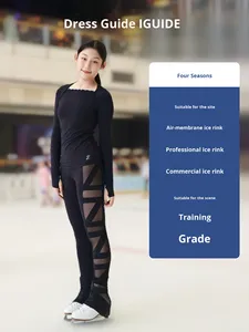 La cicogna Ballet hình trượt băng đào tạo quần cô gái trẻ em mỏng dài duy nhất lưới vải tuyn polyester Rayon dày chấm điểm - Product Image 4