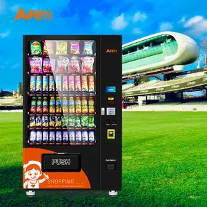 AFEN-máquina expendedora de bebidas y aperitivos, nuevo estilo, con teclado de pago en efectivo
