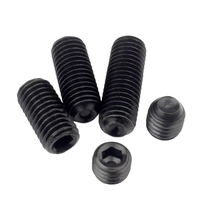 Vis de réglage à six pans creux en acier inoxydable et laiton en acier au carbone avec pointe plate Din916