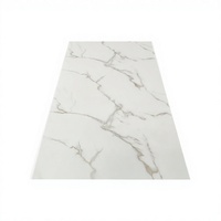 Panneaux en PVC marbré modernes à haute brillance et imperméables pour la décoration murale intérieure ; Panneaux imprimés en 3D pour usage commercial et domestique