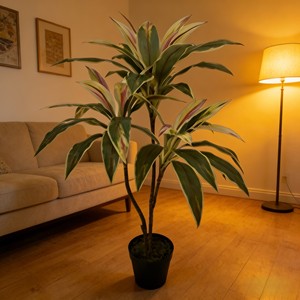 Árbol de Hierro de Sangre de Dragón de Simulación Bicolor Zhu Jiao para Decoración de Escenas de Hotel, Navidad y Graduación - Product Image 3