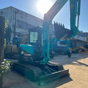 Used Kobelco SK55 Japan Original Used <b>Mini</b> Excavator 5.5 Ton 5 Ton Secondhand Sk55SR Crawler Digger with Cab Bagger for Sale - Product Image 4