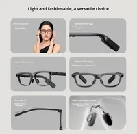 Lunettes intelligentes AR 3D INMO GO3, traduction simultanée en temps réel hors ligne, téléprompteur vocal, longue autonomie - Style personnalisé