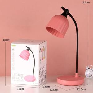 Lámpara de mesa recargable por USB, lámpara de escritorio para dormitorio, luz nocturna para lectura de libros, lámpara LED táctil regulable, luz de noche con protección para los ojos - Product Image 6
