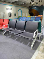 Chaises d'attente d'hôpital modernes de haute qualité personnalisées, 1 à 5 places, en PU, écologiques, pour salle à manger, école, gymnase, clinique, dentiste