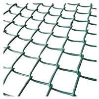 Clôture en grillage cyclonique enduit de PVC écologique, imperméable, sur mesure, 6 pieds de haut, facile à assembler