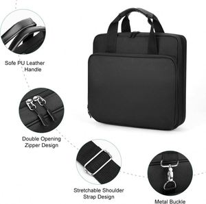 Échantillon gratuit, classeur à fermeture éclair tendance BSCI avec plusieurs poches, capacité de 380 feuilles, utilisation pour l'école, classeur à fermeture éclair - Product Image 4