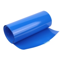 Selang Susut Panas PVC Lebar 170mm Kustom untuk Bungkus Isolasi Paket Baterai Merek Label Pribadi