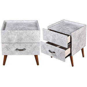 <span class=keywords><strong>โต๊ะ</strong></span><span class=keywords><strong>ข้าง</strong></span><span class=keywords><strong>เตียง</strong></span>แบบ2ลิ้นชักทันสมัยขาตั้ง<span class=keywords><strong>ข้าง</strong></span><span class=keywords><strong>เตียง</strong></span>ตกแต่งด้วยหินอ่อนพร้อมขาไม้เนื้อแข็ง - Product Image 3