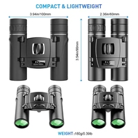 LUGER Mini Compact Binoculars 8X21 High Power Binoculars Telescopes for Bird Watching/Hiking/Skiing/Hunting