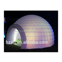 Tente dôme Igloo gonflable pour fête d'anniversaire, éclairage pour entreprise de location