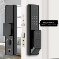Eseye OEM/ODM Tuya App Wifi Cerradura Inteligente NFC Cerradura de puerta inteligente automática con cámara 5050 Código de mortaja electrónica