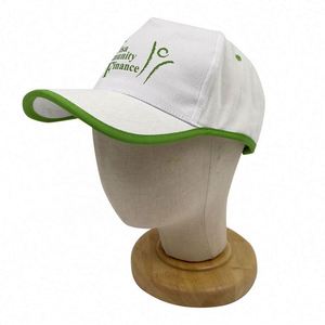 หมวกเบสบอลผ้าฝ้าย 100% ราคาถูกแบบ OEM พร้อมโลโก้ของคุณเอง - Product Image 4