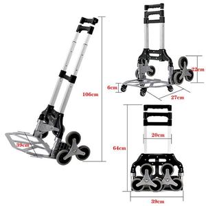 Chariot à main pliable à 3 roues Tianyu en aluminium et PVC avec grande capacité, design durable - Product Image 3
