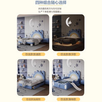 Cama de Dinosaurio para Niños y Niñas, Cama Individual de Madera con Diseño de Tiranosaurio Rex, con Barandilla y Tobogán para Dormitorio