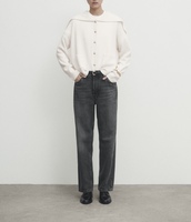 Fabricant personnalisé Pull cardigan pour femmes en cachemire à col marin doux et très chaud