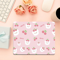 Tapis de bureau PC antidérapant en caoutchouc, motif chien de dessin animé mignon, chiot kawaii, taille personnalisée, pour la maison et le bureau